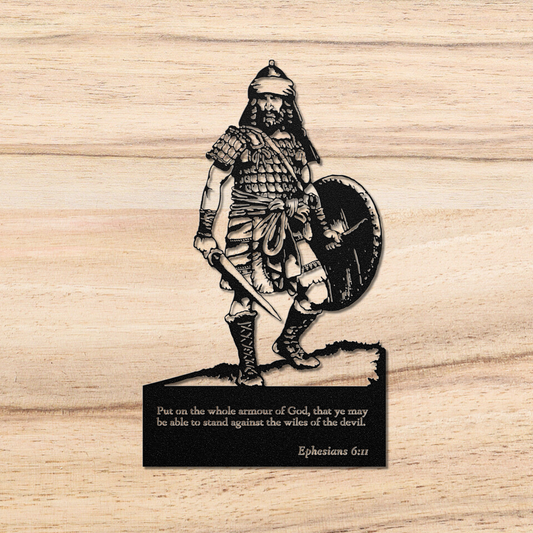 Hebrew Warrior Metal Art