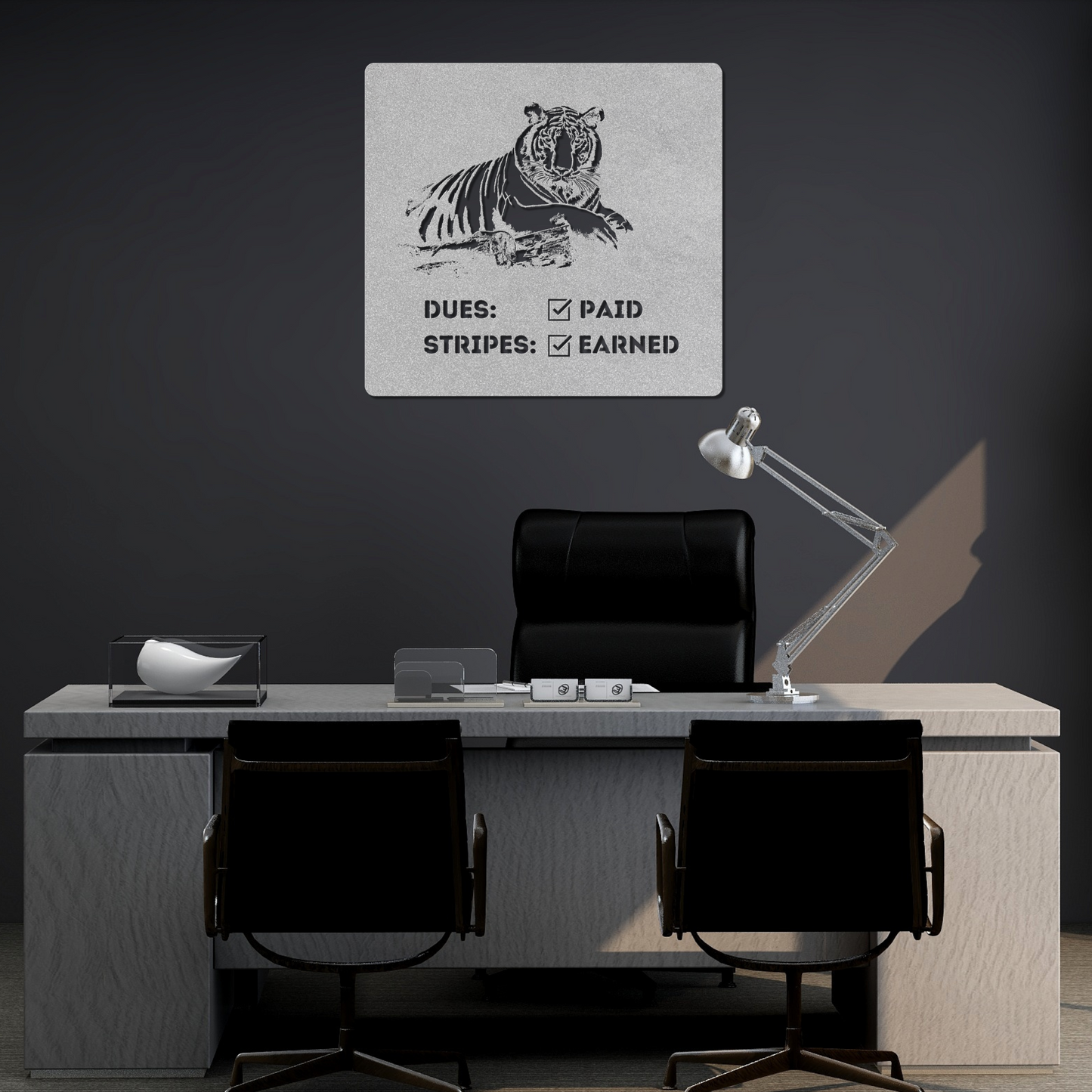 Tiger Metal Art (personalized upon request)
