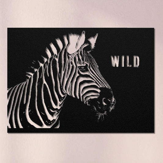 Zebra Metal Art